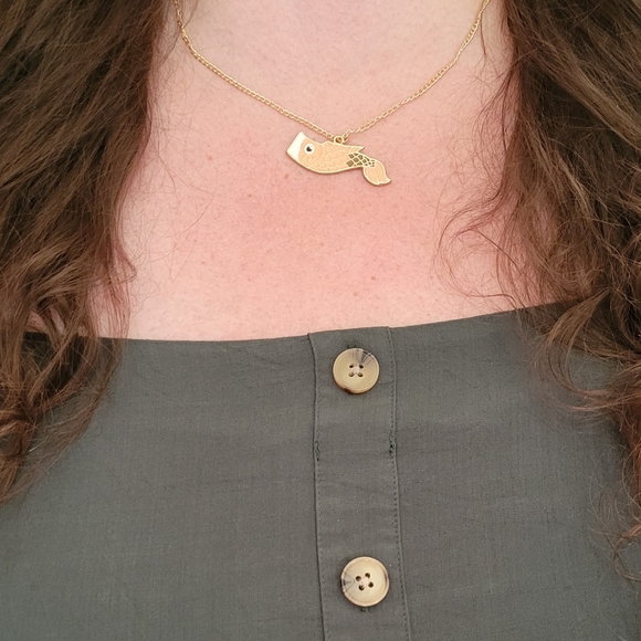 Koi Fish Carp Feng Shui Far East Layer Trendy Necklaces - Picture 6 of 16